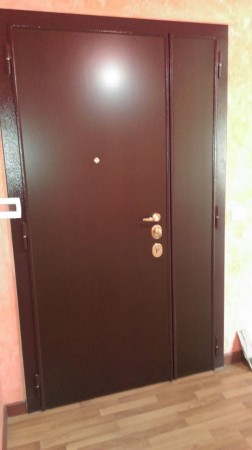 porta blindata a due ante con doppia serratura a cilindro europeo 